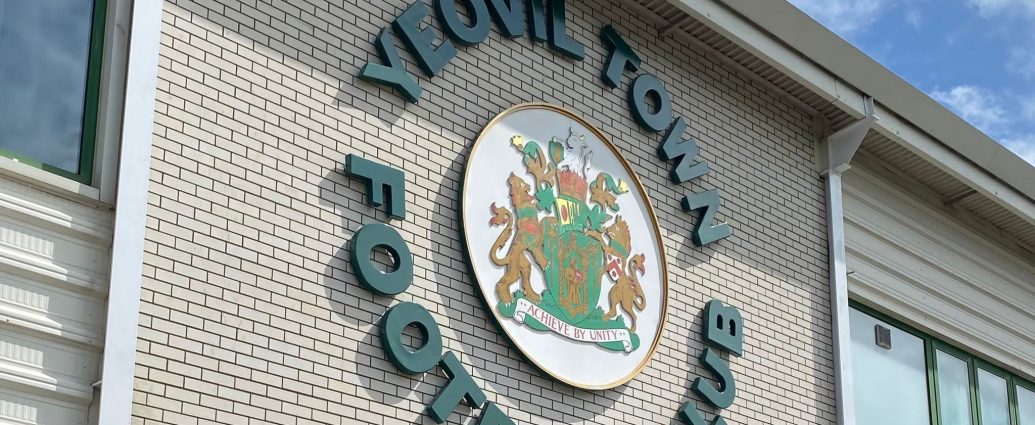 Yeovil Town Badge on huish park