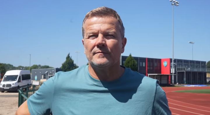 Yeovil Town manager Mark Cooper speaking to the club's social media from the training base in Bristol.