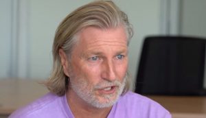 Robbie Savage is interviewed by Forest Green's social media.