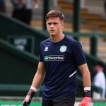 Jed Ward during his pre-match warm up.