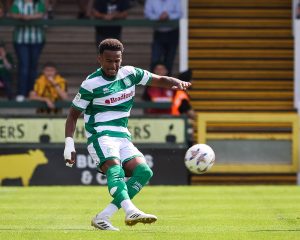 Morgan Williams releases a pass.