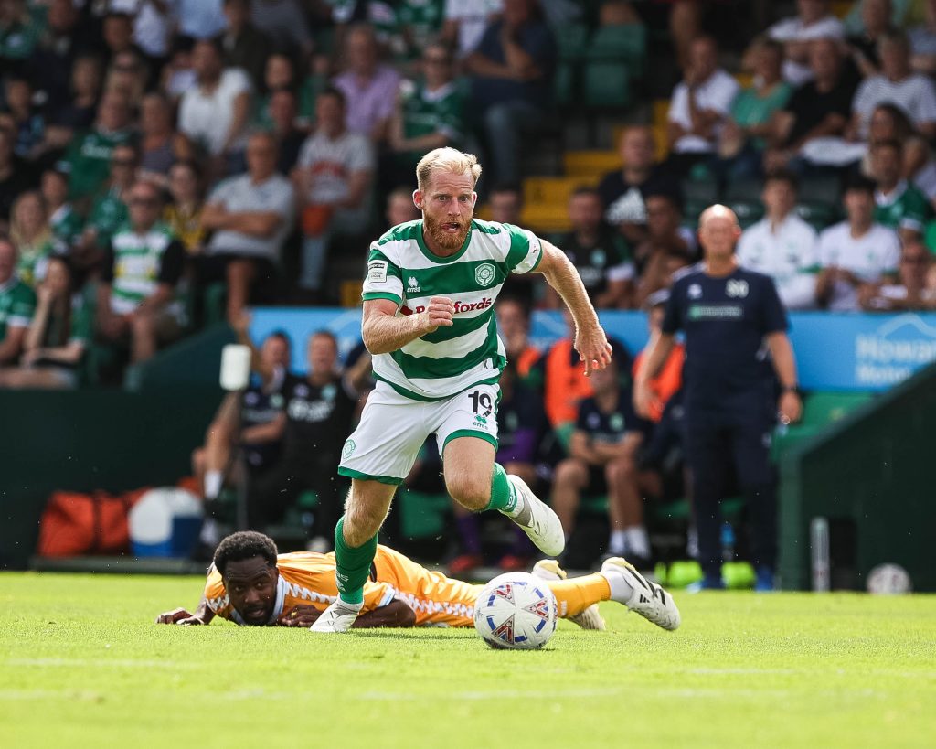 Josh Sims breaks away.