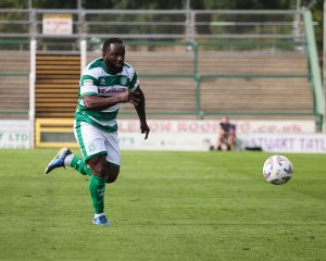 Junior Morias on the run.
