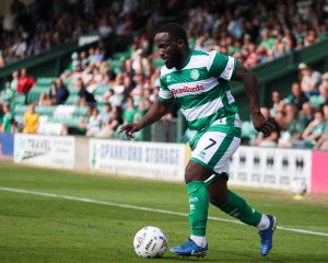 Junior Morias on the run.